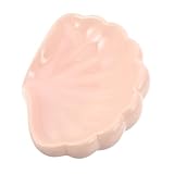 ETHZZLE Seifenschale aus Keramik Muschelform Selbstentleerender Seifenhalter für Waschbecken und Praktische Seifenablage für Zuhause Pflegeleicht und Langlebig