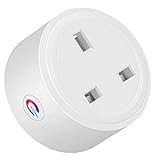 zilitol 1 x Tuya Zigbee Smart Socket Home Powers Monitor Powers Outlet Smart Life Sprachsteuerung Alexa Timing DIY UK-Stecker