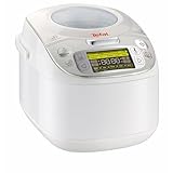 Tefal RK8121 Multikocher 45in1 | 45 automatische Kochprogramme | Verzögerter Start | Warmhaltefunktion | Große Kapazität (5L) | Edelstahl | LC-Display | Rezeptbuch und Zubehör