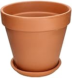 KOTARBAU® Blumentopf Übertopf aus Terrakotta ⌀ 27 cm für Innenräume und Gärten