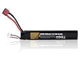 11,1 V 2000 mAh 30 C 3S LiPo-Akku mit Deans-T Anschluss für Airsoft-Spielzeuge M4, M110, AK47, L85, MP5, Scar, M249, AUG, AEG, MP5K, M60, RPK, PKM, Modell-Airsoft-Gewehr