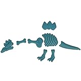 BEST SPORTING Sandformen-Set, 8 teilig für Sandkasten oder Spielplatz, Dinosaurier (Skelett)