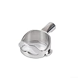 Kaffeegriff kompatibel mit E61 für bodenlosen 58-mm-Gruppenkopf für Raketen- und Espressomaschinen mit Material (A)