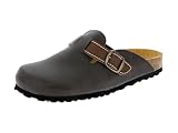 Lico Herren Bioline Clog Style Pantoletten, Braun, 44 EU