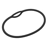 CUEA Atemregler Halskette aus Silikon zum Tauchen, Bequemes Weiches Gummiband zum Tauchen, Tauchzubehör, Schwarz(62CM)