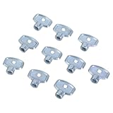 XAGMODSHN 10 Stück Heizkörper Wasserhahn Entlüftungsschlüssel, Heizungsschlüssel, Heizkörper Auslassventilschlüssel für Standard Heizventile, Heizungsschlüssel, Handwerkzeug