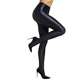 Gatta Strumpfhose Black BRILLANT - schwarz, blickdicht, glänzend, schlankmachend, elegant, langlebig, elastisch, super Qualität, ultra modisch, schlankmachend, komfortabel (M)