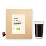 Kamelur 3 Liter BIO Schwarzer Johannisbeersaft - 100% Direktsaft aus schwarzen Johannisbeeren, ohne Zusätze - Schwarze Johannisbeere Muttersaft in praktischer Saftbox