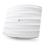 TP-Link EAP115 N300 WLAN Access Point (300Mbit/s 2,4GHz, Cloud Management, passend für Wand- und Deckenmontage, unterstützt 802.3af PoE)