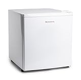 Melchioni ARTIC47LT Mini-Kühlschrank mit Gefrierschrank, F, leise, 47L, Kompressor und Gefrierschrank, klein, tragbar, für Schlafzimmer, Büro, B&B, Hotel [Energieeffizienzklasse F]