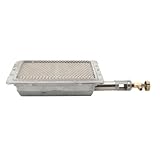 QAVODB Barbecues Infrarot Seitenbrenner, Gas Camping Brenner BBQ Infrarot-Keramikbrenner Gasgrill Keramikheizung, 22 * 17cm