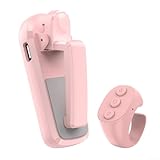 Kabellose Fernbedienung Seitenwender, schnelles Aufladen, Multifunktions-Klicker für Kindle-Tablets, mobile Geräte, 48 Stunden Akkulaufzeit, 5 m Reichweite, (Jx-07 Pink)