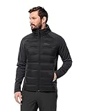 Jack Wolfskin Herren Tasman DOWN HYBRID M Daunenjacke, Black, M