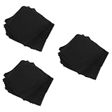 DEARMAMY 3 Sätze Brillenputztücher Bildschirm Gläser Brillenreinigungstücher Reiniger Sanfte Haut Brillenputztuch Reinigung Mit Mikrofasertüchern Blau Superfeine Faser Black 50 Stück * 3