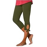 KONG JIMFAN Hose Yoga Hose Damen Damen Winterkleidung Thermohose Winter Warm Und Transparent Strumpfhose Thermoshirt Damen Langarm Transparente Strumpfhose Damen Gefüttert(#02 Army Green,M)