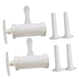 FUNNETOYU Handlicher Wurstfüller Professioneller Manueller Fleischfüller mit Ergonomischem Griff Großes Küchenwerkzeug für Hausgemachte Würste Inklusive Trichtern Einfache Bedienung