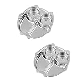 JAMNGHB 2 Edelstahl-Teller für Kinder, effizientes, benutzerfreundliches Geschirr-Set für Kinder, bruchfest, glatte Krempe, einfache Reinigung, perfekt für Familienessen, Reisen, Kinderessen