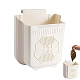 Weqizuerqi Mülleimer Für Die Küche | Abfallbehälter Für Arbeitsplatte - Platzsparender Wandabfalleimer Für Arbeitsflächen Schlafzimmer Bad Camping