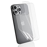 Yonntmmi Schutzfolie Rückseite Folie für iPhone 14 Pro Max 2 Stück, flexibler TPU-Folie Blasenfreie Weich, Anti-Kratzer, Matte Textur TPU [Non-Panzerfolie] für Panzerglas für iPhone 14 Pro Max