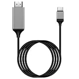 Jrpzcv Typ-C-Zu-Kompatibles USB3.1-4K-HDTV-Kabel für Android-Telefone zum Anschließen Eines Fernsehgeräts mit Demselben Bildschirm, 2 M Langes Kabel