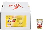 Viva HO.RE.CA Confettura di Fragola Einzeldosis Erdbeermarmelade 120x 25gr + Italian Gourmet polpa 400g