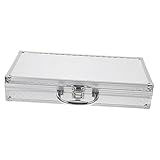 GALPADA Aluminium Werkzeugkoffer Tragbarer Aufbewahrungskoffer mit Verstärkten Ecken für Zuhause Büro und Reisen Robuste Leichte Konstruktion