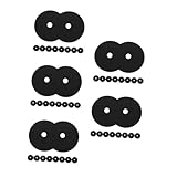 VICASKY 50 Stück Baumwurzel Schutzvlies Mulchringe aus Atmungsaktivem Vliesstoff mit Uv Schutz Luftdurchlässig und Reißfest als Unkrautmatte und Wurzelschutz im Garten Ø Schwarz