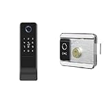 Tuya/TTLock Smart-Türschloss, Fingerabdruck-Schloss, Outdoor, wasserdicht, Torschlösser, Karten-App, Passcode, Fernbedienung, Entriegelung, Smart Home (Tuya-Schloss), Oktopus-Füße