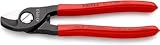 KNIPEX Kabelschere brüniert mit Kunststoff überzogen 165 mm, 95 11 165