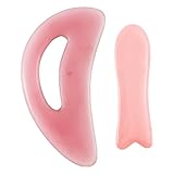 2 Stück Gua Sha-Klingen, Körper-Gua Sha, Gua Sha-Werkzeug, Gesichtsmassage-Werkzeug, Gua Sha-Massage-Werkzeug, Massagegerät, Gesichts-Gua Sha, Gua Sha-Kamm, Gesichts- und Körpermassage-Werkzeug