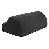 DLUKENY Hochelastischer Schwamm für den Haushalt, lindert Lendenwirbel-, Rücken-, Knie-, Knöchelschmerzen, halbrunde Fußstütze, weiches Schaumstoff-Fußstützenkissen