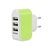 jojofuny Handyladegerät USB stecker USB-Wandadapter USB-Stecker-Adapter DREI USB-Wandladegerät intelligent Steckdose