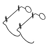 ROMISBABA 2 Stück Wandmontiertes Weinregal aus Schmiedeeisen Rostfreier Schwarzer Flaschenhalter mit Kreativem Design Platzsparend Stabil und Einfach zu Montieren für Stilvolle