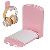 Wandhalterung für Kopfhörer, Wandhalterung für Kopfhörer, Ablage für Kopfhörer, Wandhalterung für Kopfhörer mit Kleber auf der Rückseite und rutschfestem Polster, klappbares