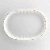 WEISSESTAL Ovales Tablett 28 cm Country Chic Sand