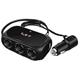 Jlobnyiun USB-Autoladegerät, Autoladeadapter, schnelles USB-Ladegerät, Schnellladung, 12 V, 24 V, tragbar, Autozubehör für Boot und LKW