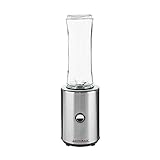 GASTROBACK Design Smoothie Maker Mix & Go, Silber, Schwarz