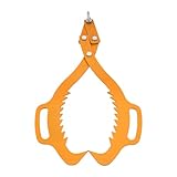 C-Juzarl Forstzange für Baumstämme bis 520 mm, mit 500 kg Zugkraft, Holzzange Zugkraft Hebezange Holzgreifer Packzange Forstzange Handpackzange (Gelb)