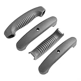 Niceminiwall Grillgriff Ersatz für Weber Holzkohlegrills, Kunststoff, ergonomischer Grill-Werkzeuggriff mit komfortablem Griff, Deckelgriff, kompatibel für Weber Holzkohle-Kugelgrill Outdoor Kochen (2