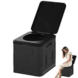 Campingtoilette Tragbare Campingtoilette | Faltbare Campingtoilette 20L - Auto Topf Erwachsene Wasserdicht Töpfchensitz Reise Toilette für Camping, Auto, Reise, Rand