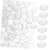 LOORGVEL Transparente Glassteine Beutel Feuerfeste Dekosteine für Aquarium Fischbecken Kies Hitzebeständig Sicher für Wasserpflanzen und Fische