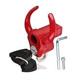 MOTHNUR Fahrrad Helmhalter Doppelhaken mit Schraube Robuster Lenkertaschenhalter für Scooter Motorrad Fahrrad Praktischer Gepäck und Helmhaken in Rot Einfache Montage Langlebig und