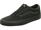 Vans Herren Ward Sneaker Ward Trainers, (CANVAS) BLACK/BLACK, 41 EU