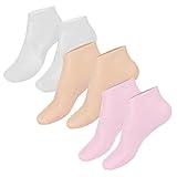 BESTYASH 3 Paare Feuchtigkeitsspendende Socken Fuß Wiederverwendbar Trockene Füße Socken Feuchtigkeitssperrende Socken Feuchtigkeitssocken Für Damen Über Nacht Feuchende Socken Sebs
