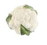 Nvzi Realistisches, künstliches Gemüse, lebensecht, dekoratives Schaumstoff-Lebensmittel-Set, Kunstgemüse für Zuhause, Küche, Dekor-Set, Foto-Requisiten, Blumenkohl, 2 Stück