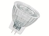 OSRAM MR11 LED Reflektorlampe mit GU4 Sockel, Warmweiss (2700K), Glas Spot, 4,20W, Ersatz für 35W-Reflektorlampe, LED STAR MR11 12 V, Warmweiß
