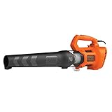 BLACK+DECKER Laubsauger Akku Laubbläser Akku Elektro-Axial-Laubgebläse (1.850W, Laubbläser mit hoher Blasgeschwindigkeit von 190 Km/H, Luftvolumen 765 m³/H, integrierter Laubkratzer)