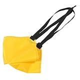 GALPADA Schwimmtrainingsgerät Widerstandsparachute Gelb Schwimmzubehör Neopren PU Strap Krafttraining Erwachsene Jugendliche Pool Fitness