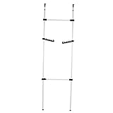 EBTOOLS Teleskop Kleiderschrank Kleideraufbewahrungssystem Garderobenständer Verstellbare Kleiderstangen Kleiderständer 2 Poles 2 Bars