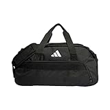 adidas Unisex Tiro League Duffel Bag, Black / White, S